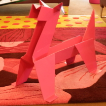DOGGY Chien métallique Origami